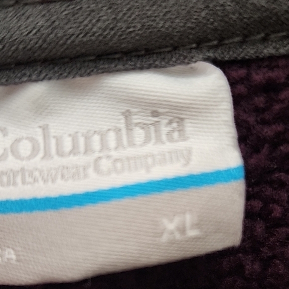 Columbia Sweater Womens Size XL Purple Pull Over - Picture 3 of 9